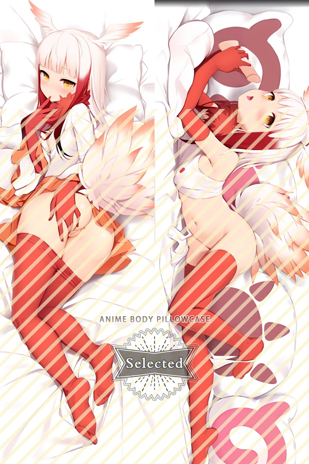 Kemono Friends Crested Ibis Furry Split legs pillow Custom Dakimakura Body Pillows