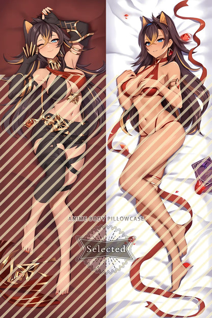 Genshin-Dehya Furry Split legs pillow Custom Dakimakura Body Pillows