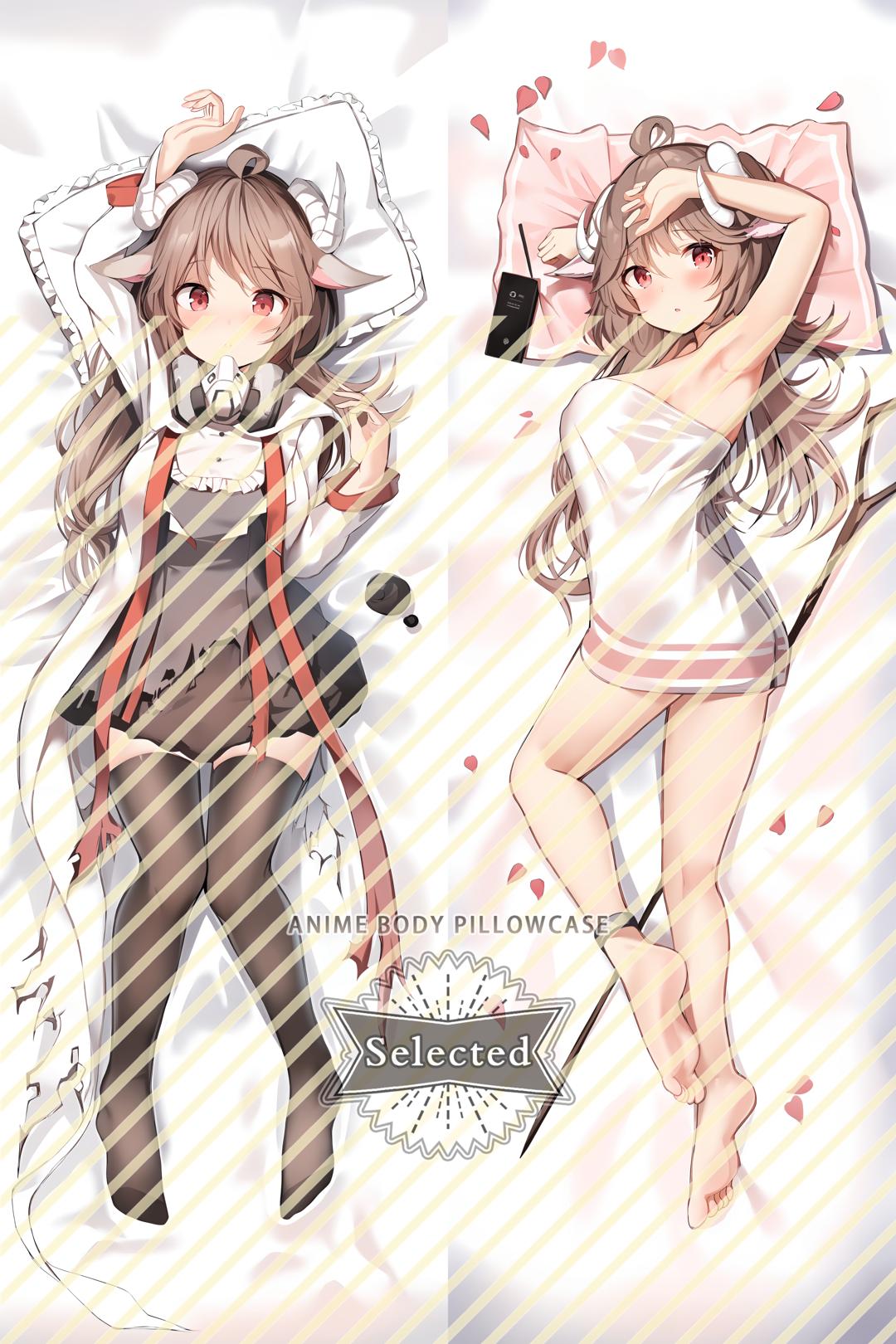 Arknights Eyjafjalla Split legs pillow Custom Dakimakura Body Pillows