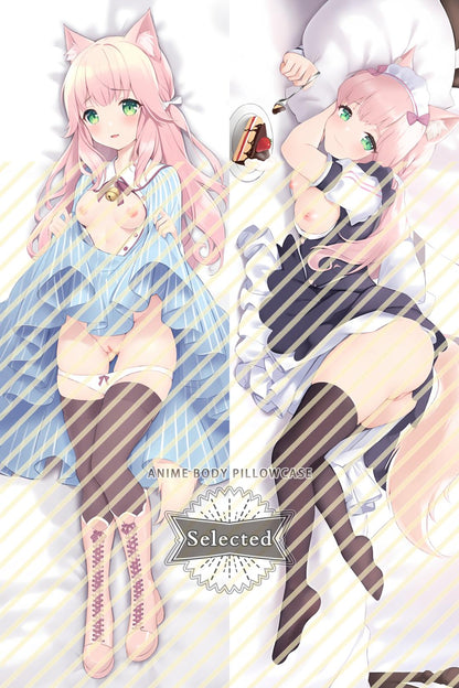 Nekopara Fraise Furry Split legs pillow Custom Dakimakura Body Pillows