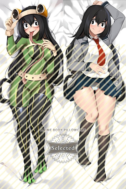 My Hero Academia Froppy Furry Split legs pillow Custom Dakimakura Body Pillows