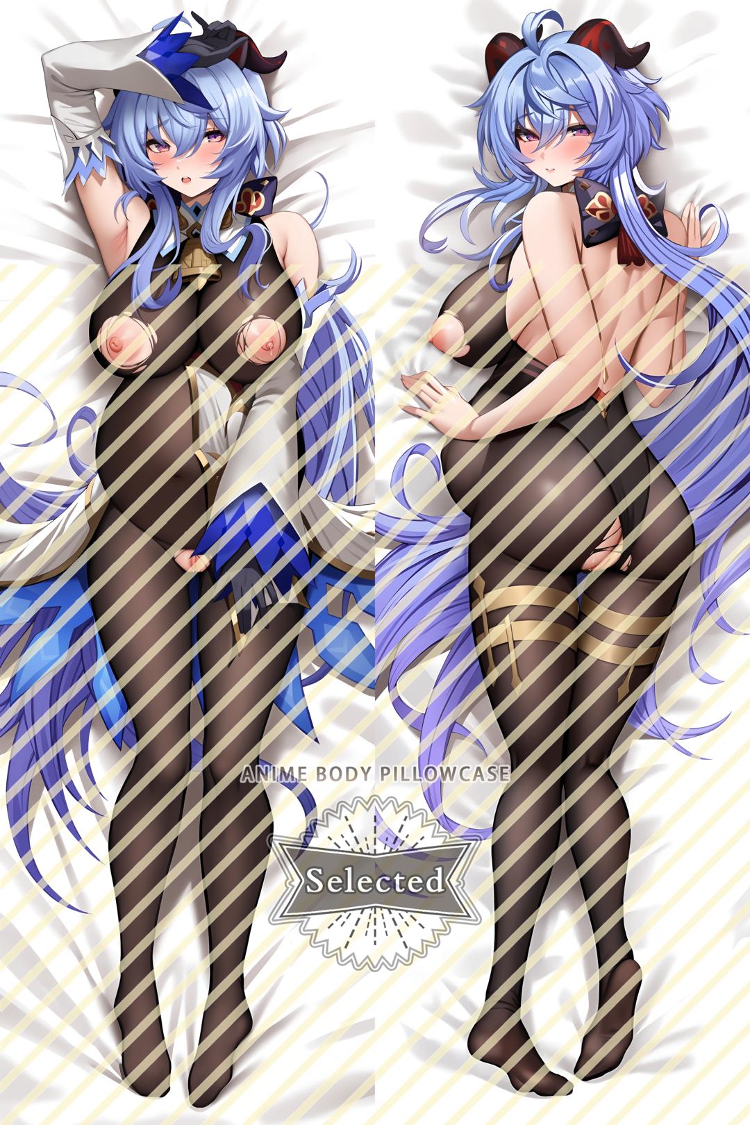 Genshin-Ganyu Split legs pillow Custom Dakimakura Body Pillows