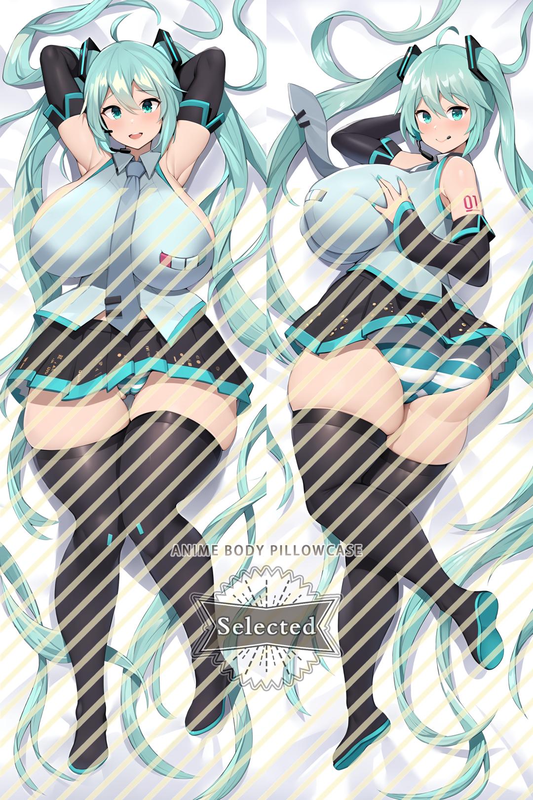 Hatsune Miku Hugging body pillow Custom Dakimakura Body Pillows