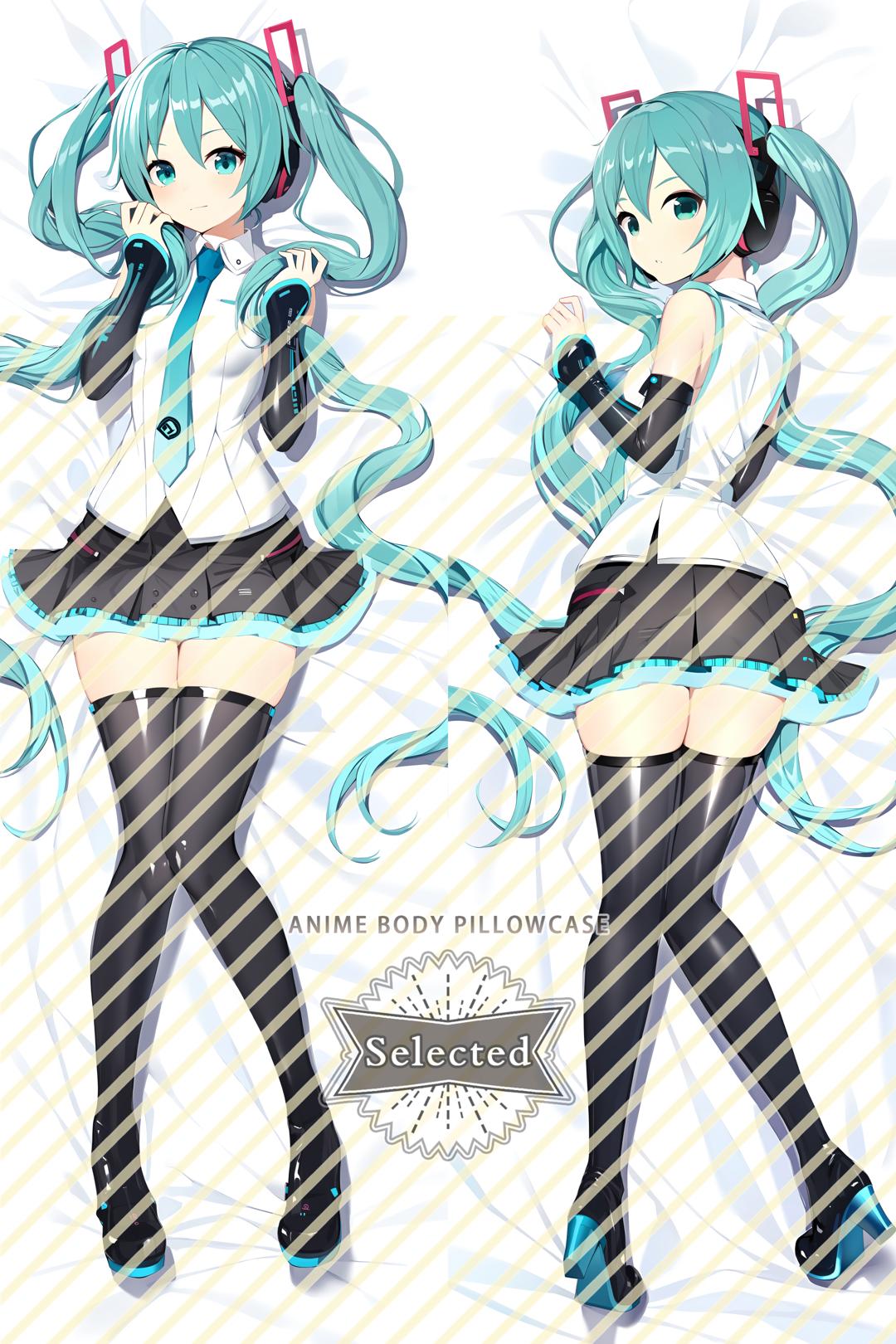 Hatsune Miku Split legs pillow Custom Dakimakura Body Pillows