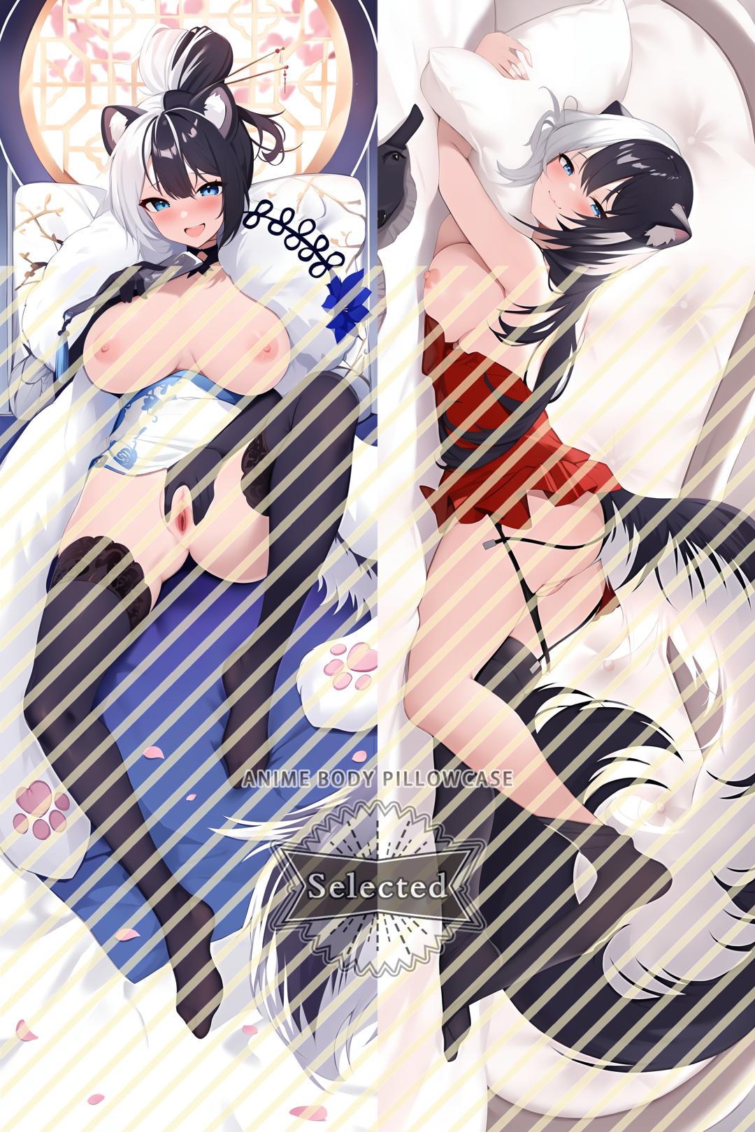 Original Character Iona Furry Split legs pillow Custom Dakimakura Body Pillows