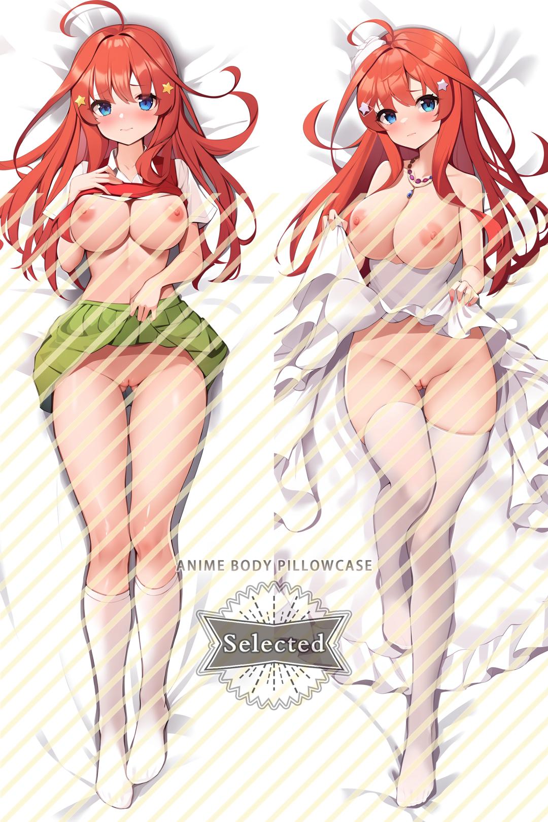 The Quintessential Quintuplets / 5toubun no hanayome Nakano Itsuki Split legs pillow Custom Dakimakura Body Pillows