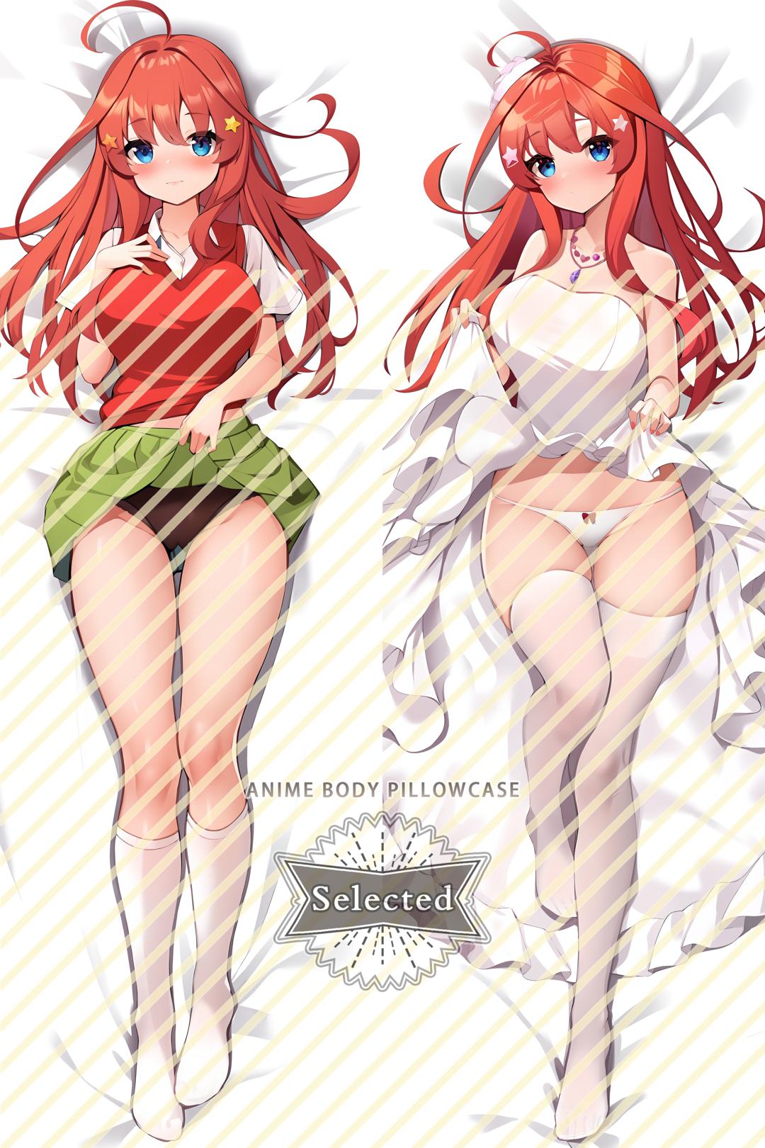 The Quintessential Quintuplets / 5toubun no hanayome Nakano Itsuki Hugging body pillow Custom Dakimakura Body Pillows