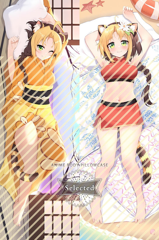 Dog Days Jaune Clafouti Furry Split legs pillow Custom Dakimakura Body Pillows