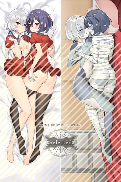 Zombie Land Saga Konno Junko & Mizuno Ai Hugging body pillow Custom Dakimakura Body Pillows