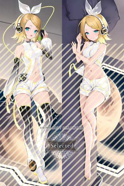 Kagamine Rin (Append Ver.) Split legs pillow Custom Dakimakura Body Pillows