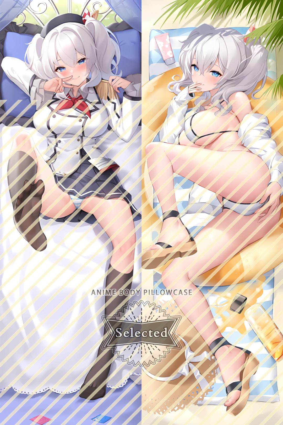 Kantai Collection Kashima Split legs pillow Custom Dakimakura Body Pillows