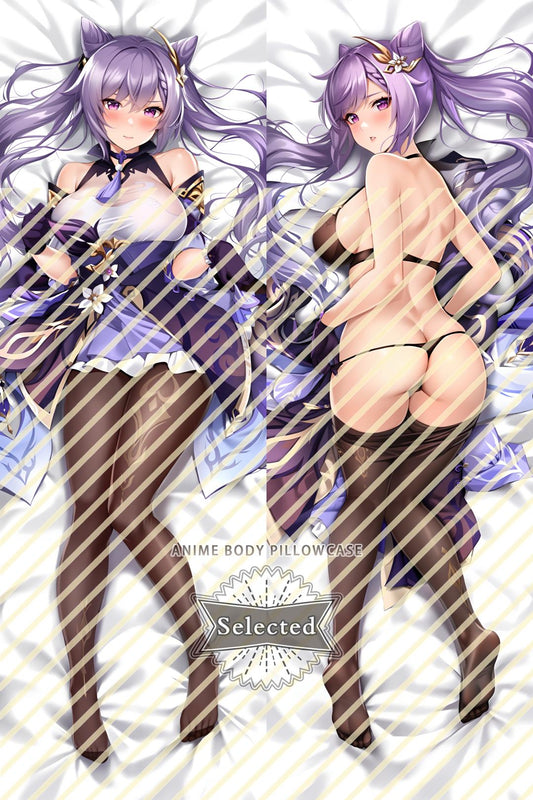 Genshin-Keqing Split legs pillow Custom Dakimakura Body Pillows