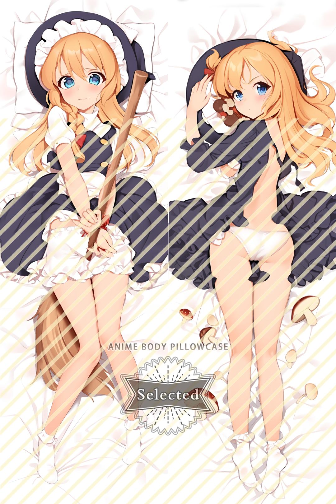 Touhou Project Kirisame Marisa Split legs pillow Custom Dakimakura Body Pillows