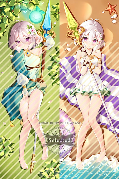 Princess Connect！Kokkoro Split legs pillow Custom Dakimakura Body Pillows