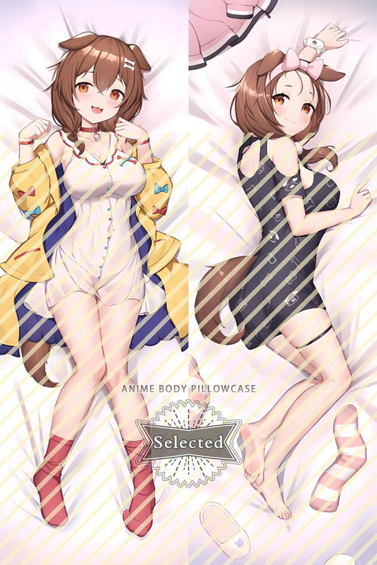 hololive Inugami Korone Split legs pillow Custom Dakimakura Body Pillows