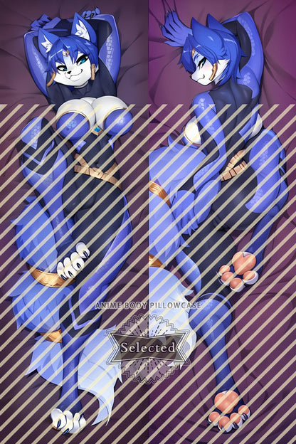 Star Fox Krystal Furry Split legs pillow Custom Dakimakura Body Pillows