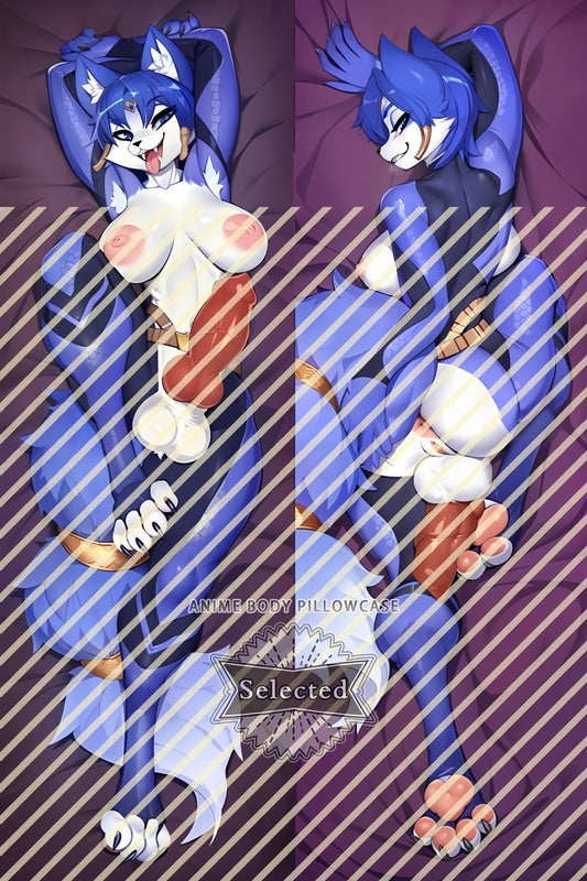 Star Fox Krystal Furry Hugging body pillow Custom Dakimakura Body Pillows