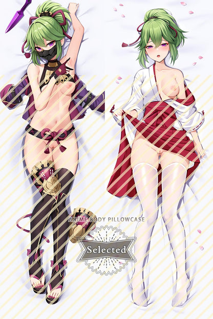 Genshin-Kuki Shinobu Split legs pillow Custom Dakimakura Body Pillows