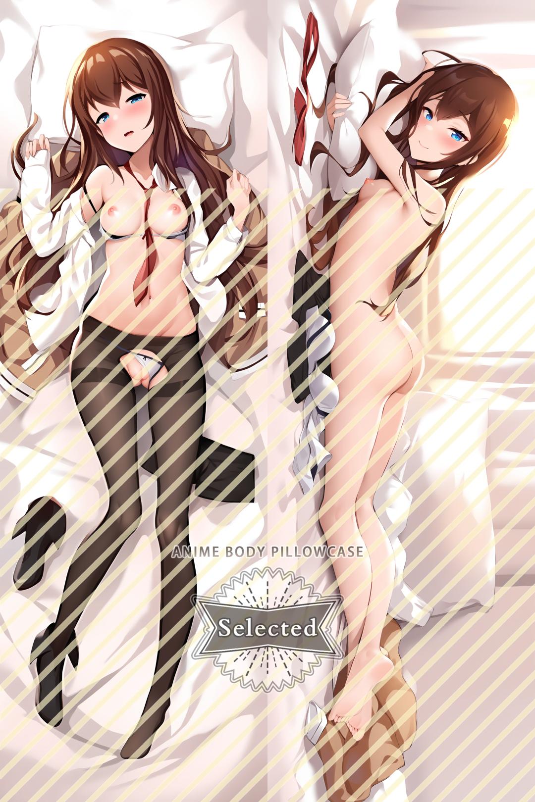 Steins;Gate Makise Kurisu Split legs pillow Custom Dakimakura Body Pillows