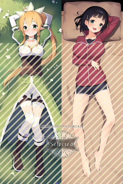 Sword Art Online Kirigaya Suguha Leafa Split legs pillow Custom Dakimakura Body Pillows