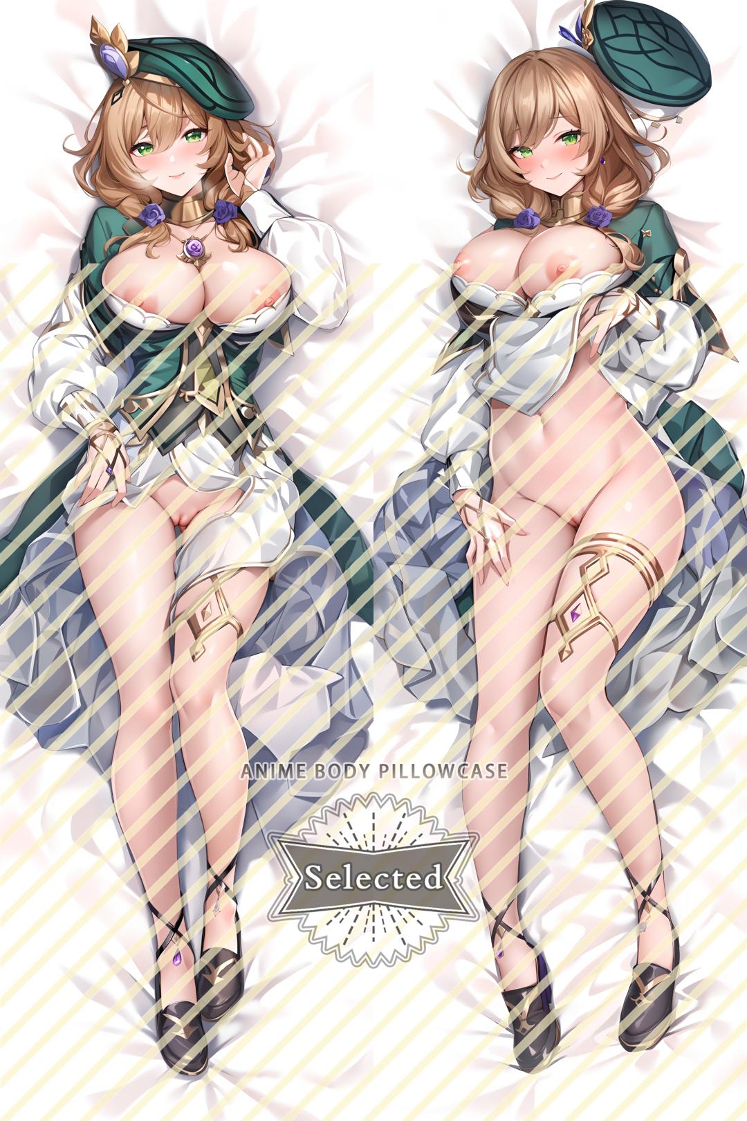 Genshin-Lisa Minci Split legs pillow Custom Dakimakura Body Pillows