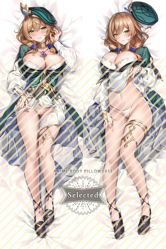 Genshin-Lisa Minci Split legs pillow Custom Dakimakura Body Pillows