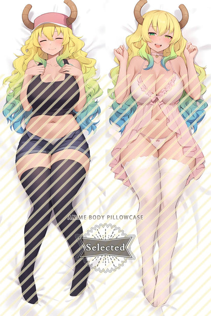 Miss Kobayashi's Dragon Maid Lucoa Hugging body pillow Custom Dakimakura Body Pillows