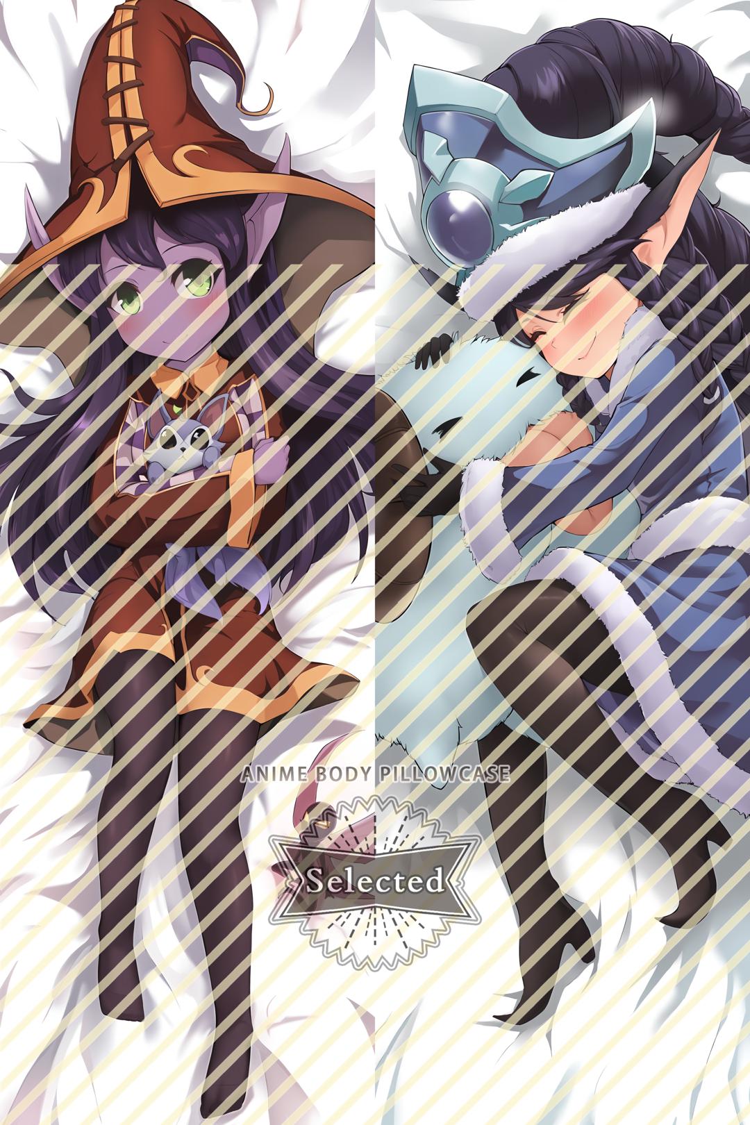 League of Legends The Fae Sorceress Lulu Split legs pillow Custom Dakimakura Body Pillows