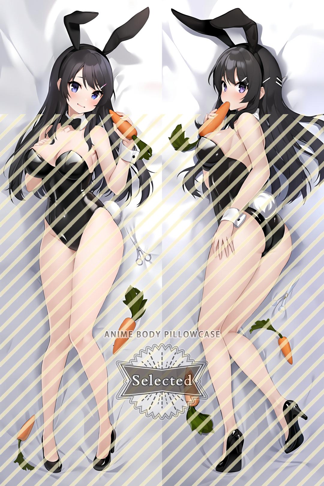 Rascal Does Not Dream of Bunny Girl Senpai Sakurajima Mai Split legs pillow Custom Dakimakura Body Pillows