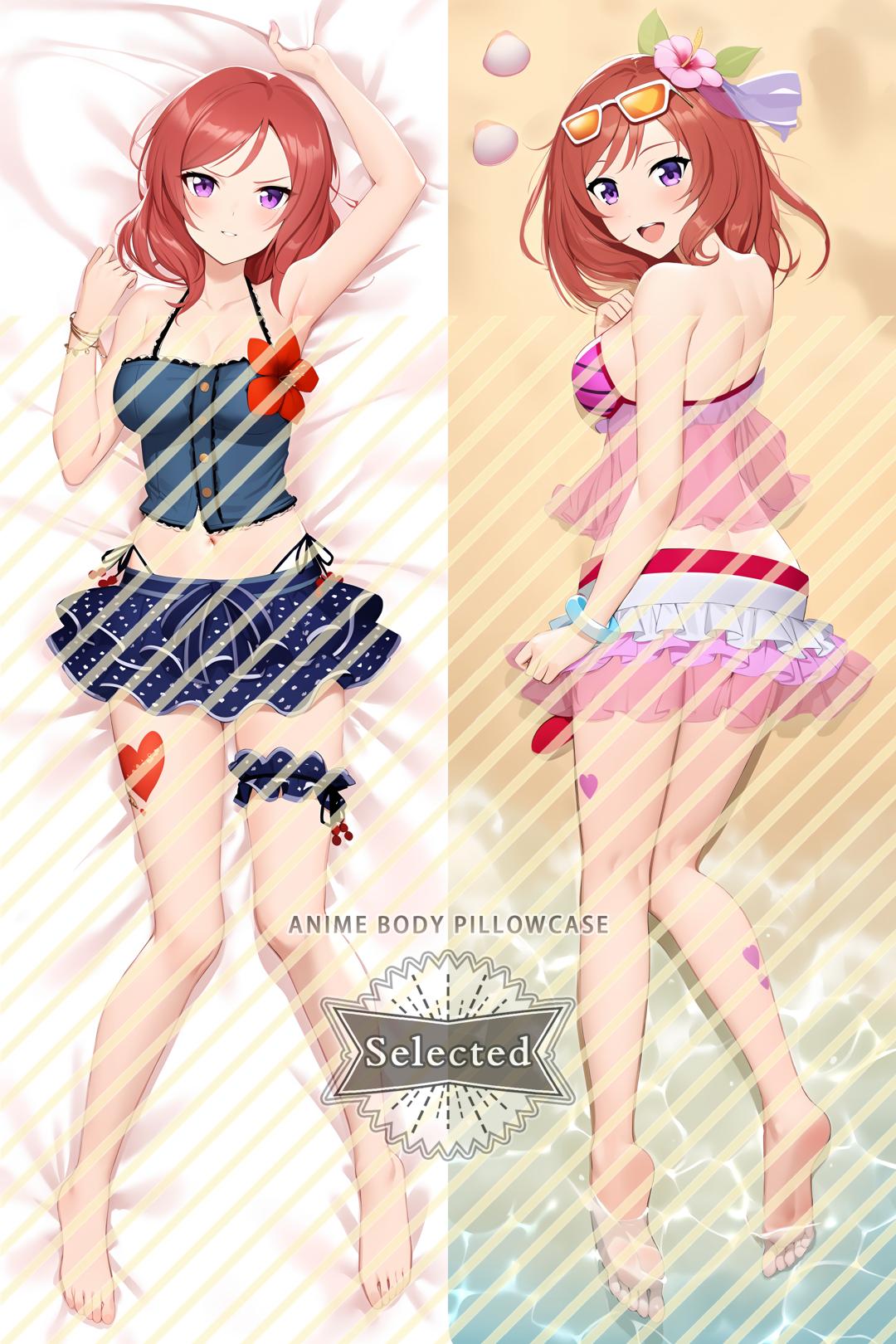 LoveLive! School idol project Nishikino Maki Split legs pillow Custom Dakimakura Body Pillows