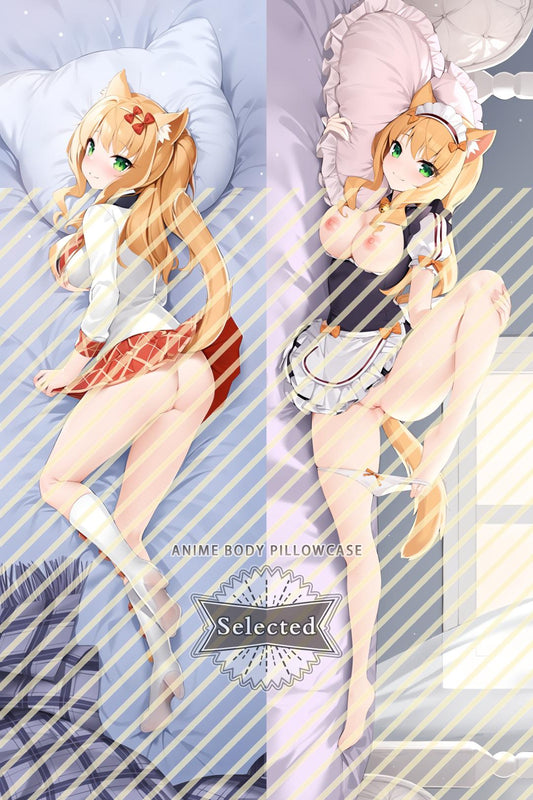 Nekopara Maple Furry Split legs pillow Custom Dakimakura Body Pillows