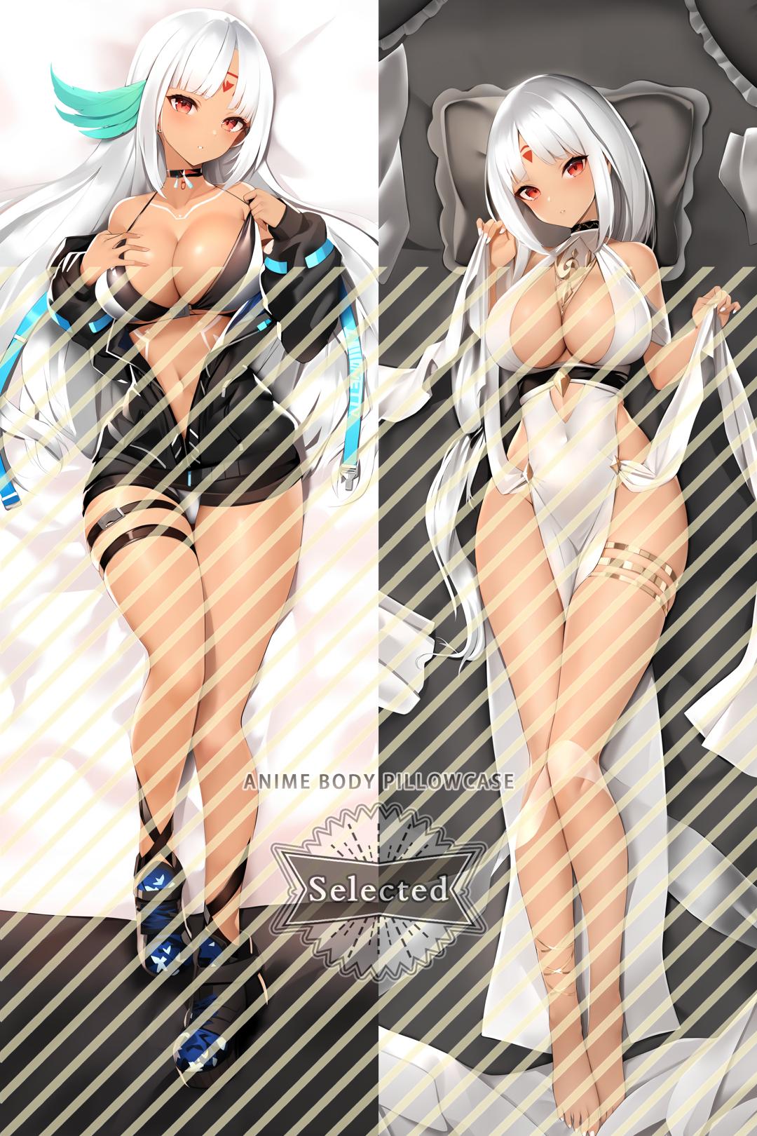 Azur Lane USS Massachusetts Split legs pillow Custom Dakimakura Body Pillows