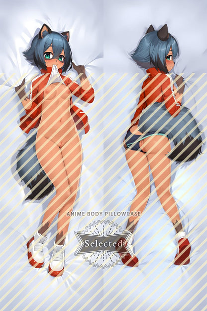 BNA: Brand New Animal Kagemori Michiru Furry Split legs pillow Custom Dakimakura Body Pillows