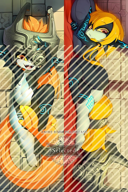 The Legend of Zelda: Twilight Princess Midna Furry Hugging body pillow Custom Dakimakura Body Pillows