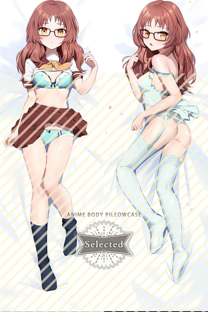 The Girl I Like Forgot Her Glasses Mie Ai Hugging body pillow Custom Dakimakura Body Pillows