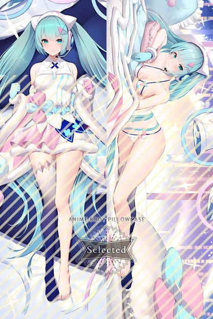 Hatsune Miku(Mirai 2020 Ver.) Split legs pillow Custom Dakimakura Body Pillows