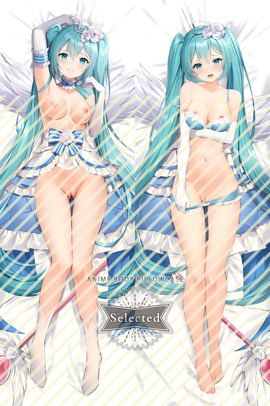 Hatsune Miku(Sweet Angel Ver.) Split legs pillow Custom Dakimakura Body Pillows