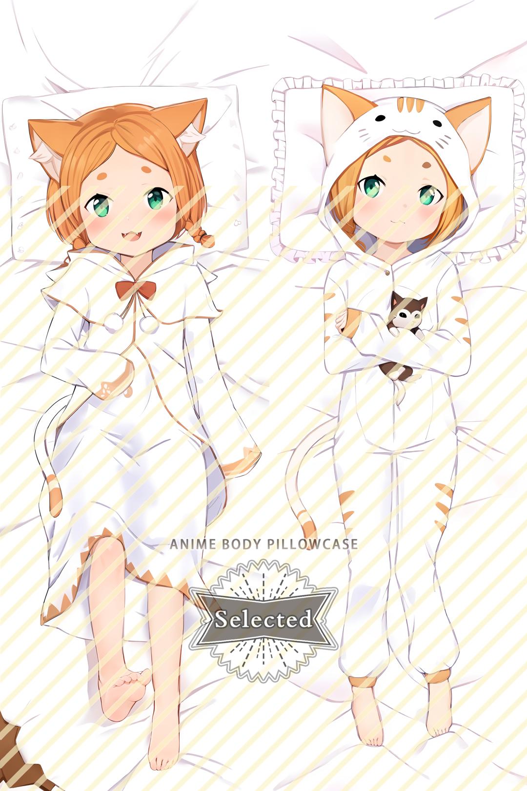 Re:Zero Mimi Pearlbaton Furry Split legs pillow Custom Dakimakura Body Pillows