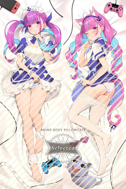 hololive Minato Aqua Split legs pillow Custom Dakimakura Body Pillows