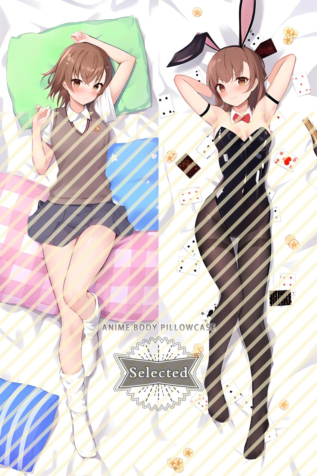 A Certain Magical Index Misaka Mikoto Hugging body pillow Custom Dakimakura Body Pillows