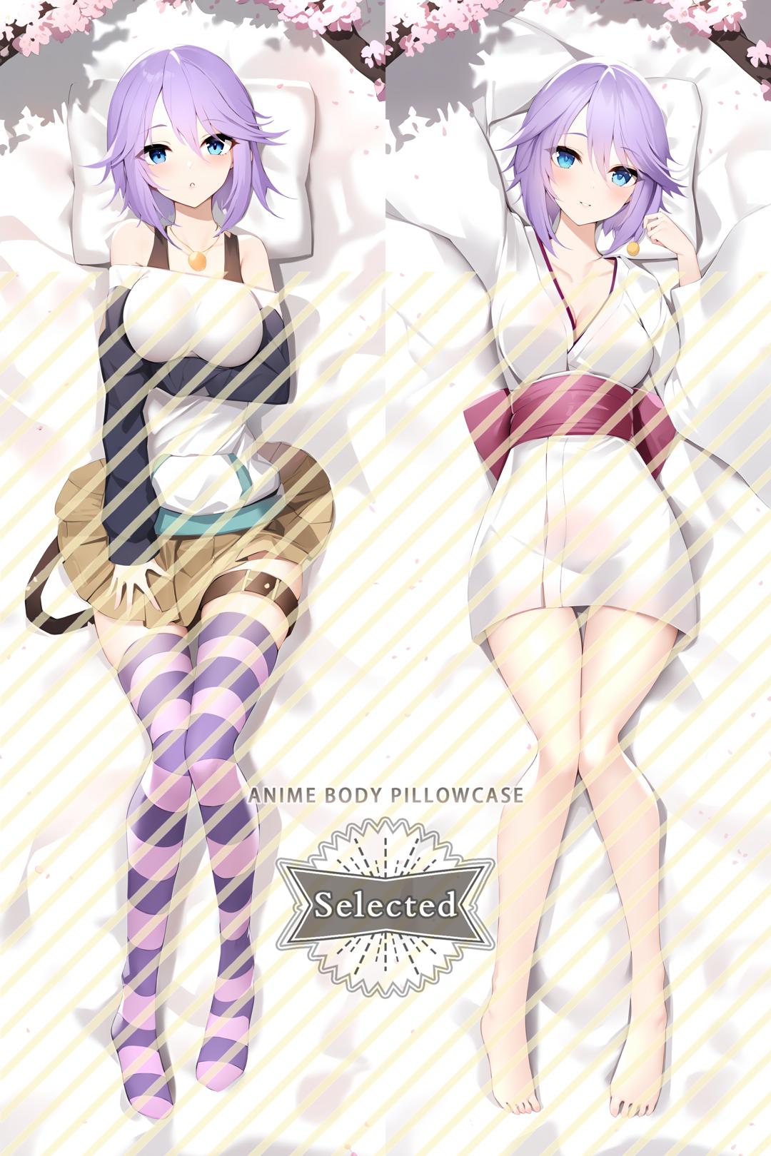 Rosario + Vampire Shirayuki Mizore Hugging body pillow Custom Dakimakura Body Pillows