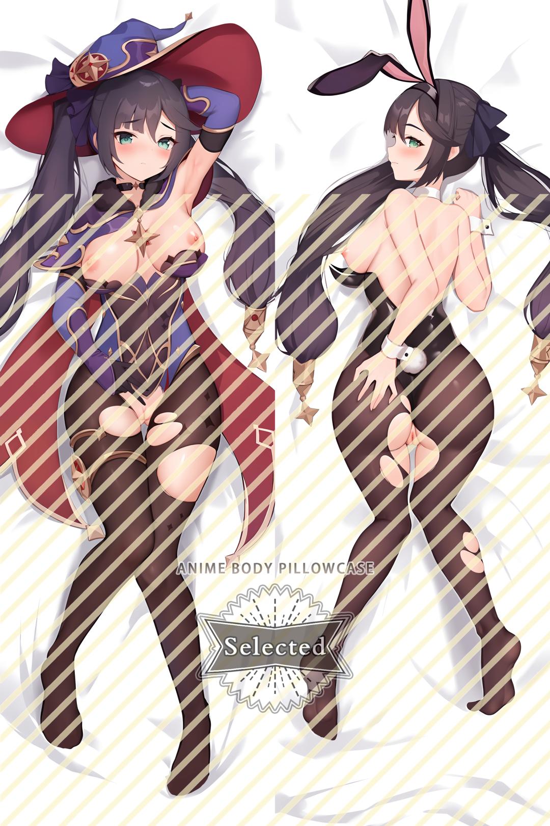 Genshin-Astrologist Mona Megistus Split legs pillow Custom Dakimakura Body Pillows