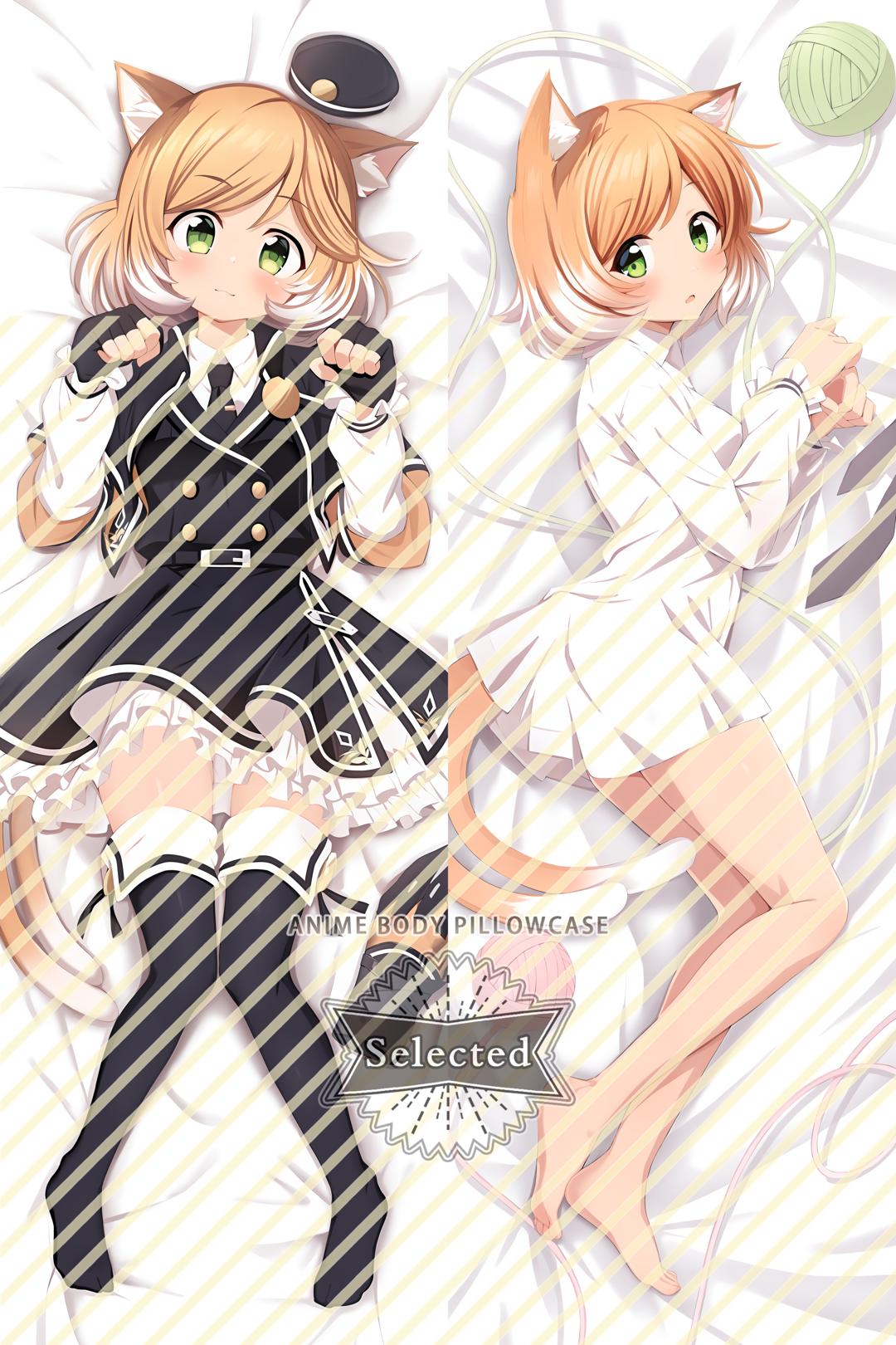 Arknights Mousse Furry Split legs pillow Custom Dakimakura Body Pillows