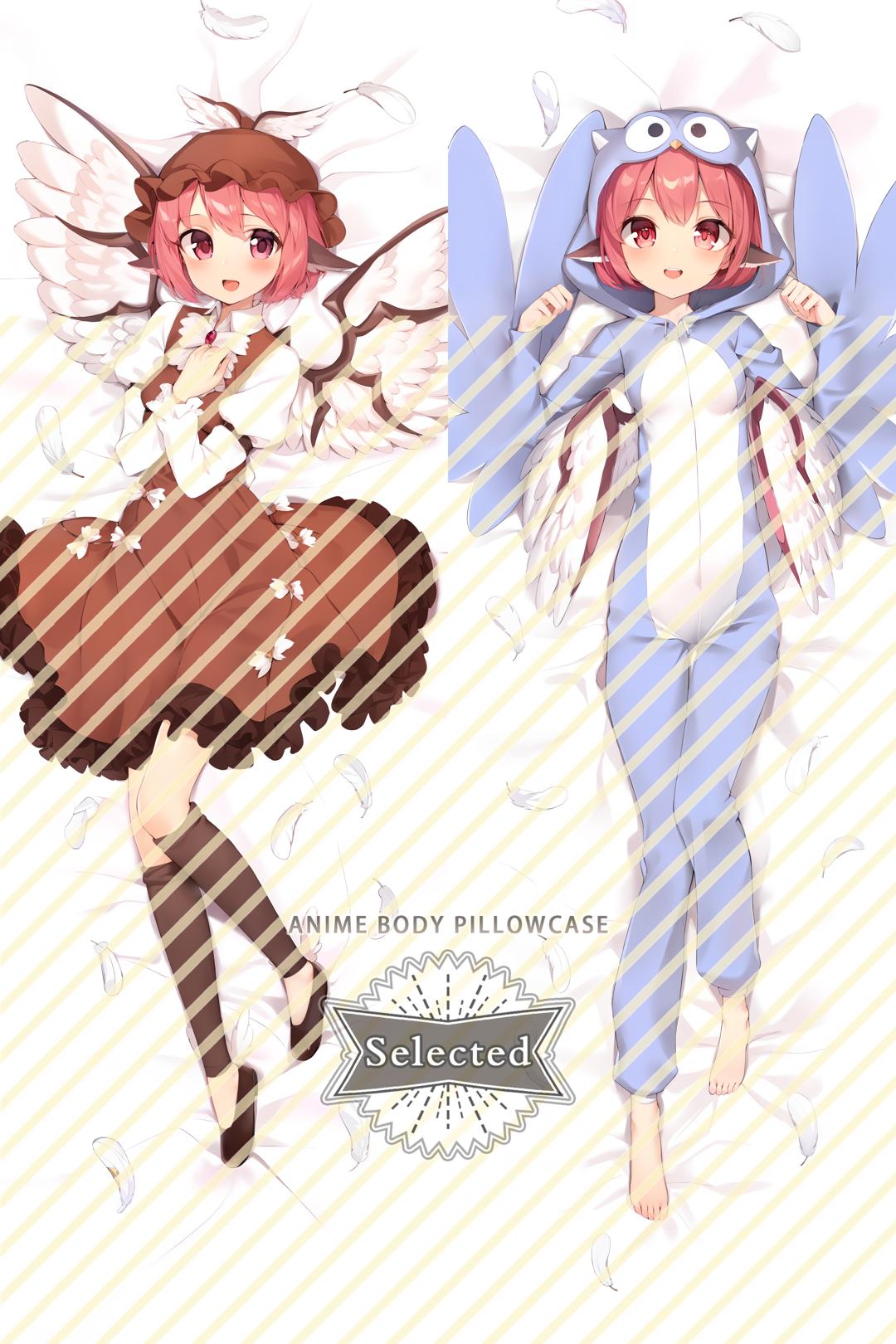 Touhou Project Mystia Lorelei Split legs pillow Custom Dakimakura Body Pillows