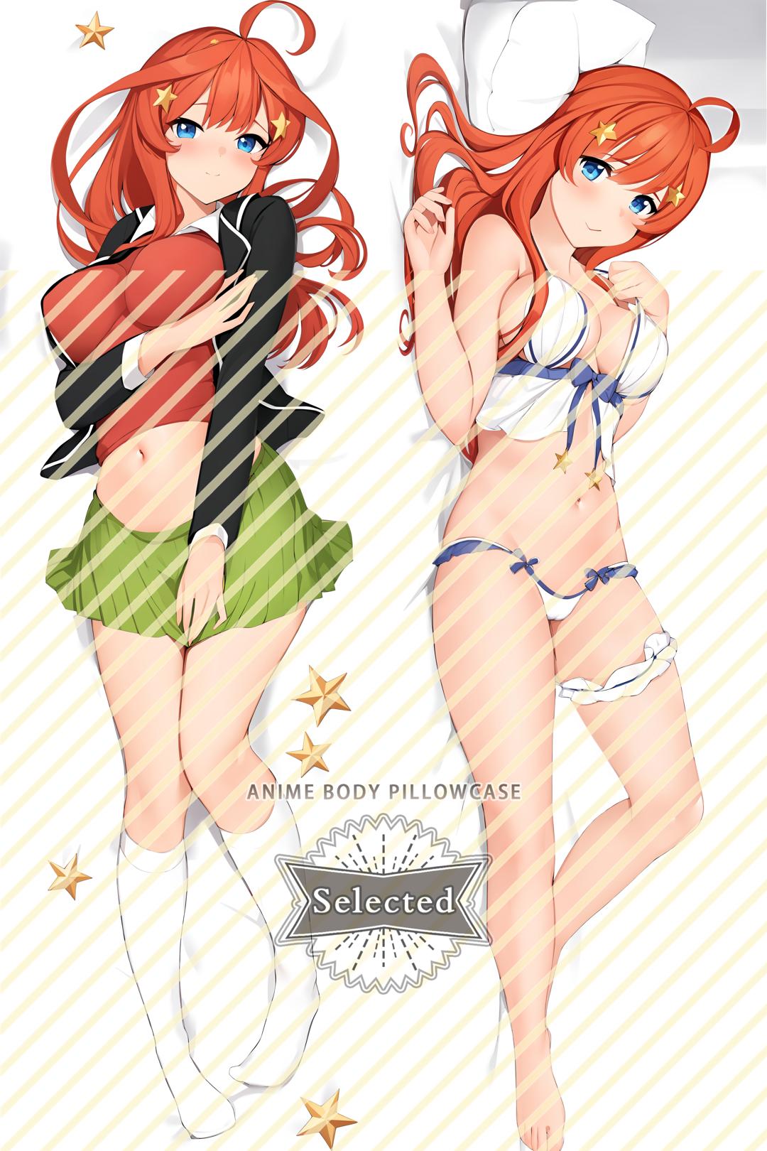 The Quintessential Quintuplets / 5toubun no hanayome Nakano Itsuki Hugging body pillow Custom Dakimakura Body Pillows