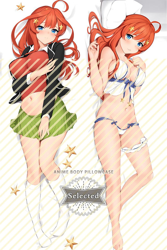 The Quintessential Quintuplets / 5toubun no hanayome Nakano Itsuki Hugging body pillow Custom Dakimakura Body Pillows