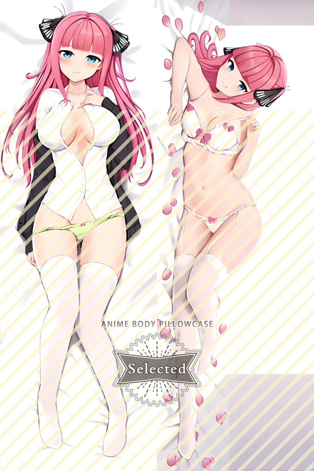 The Quintessential Quintuplets / 5toubun no hanayome Nakano Nino Hugging body pillow Custom Dakimakura Body Pillows