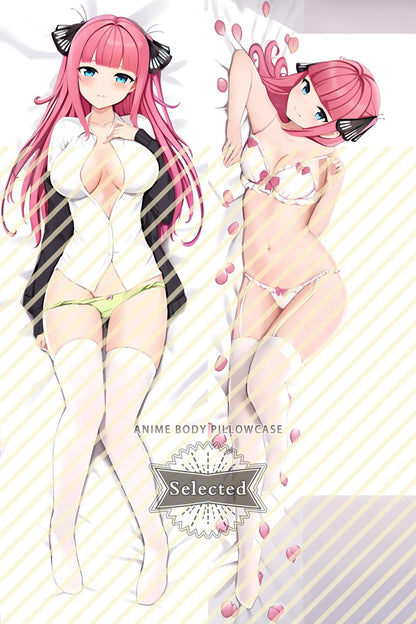 The Quintessential Quintuplets / 5toubun no hanayome Nakano Nino Hugging body pillow Custom Dakimakura Body Pillows