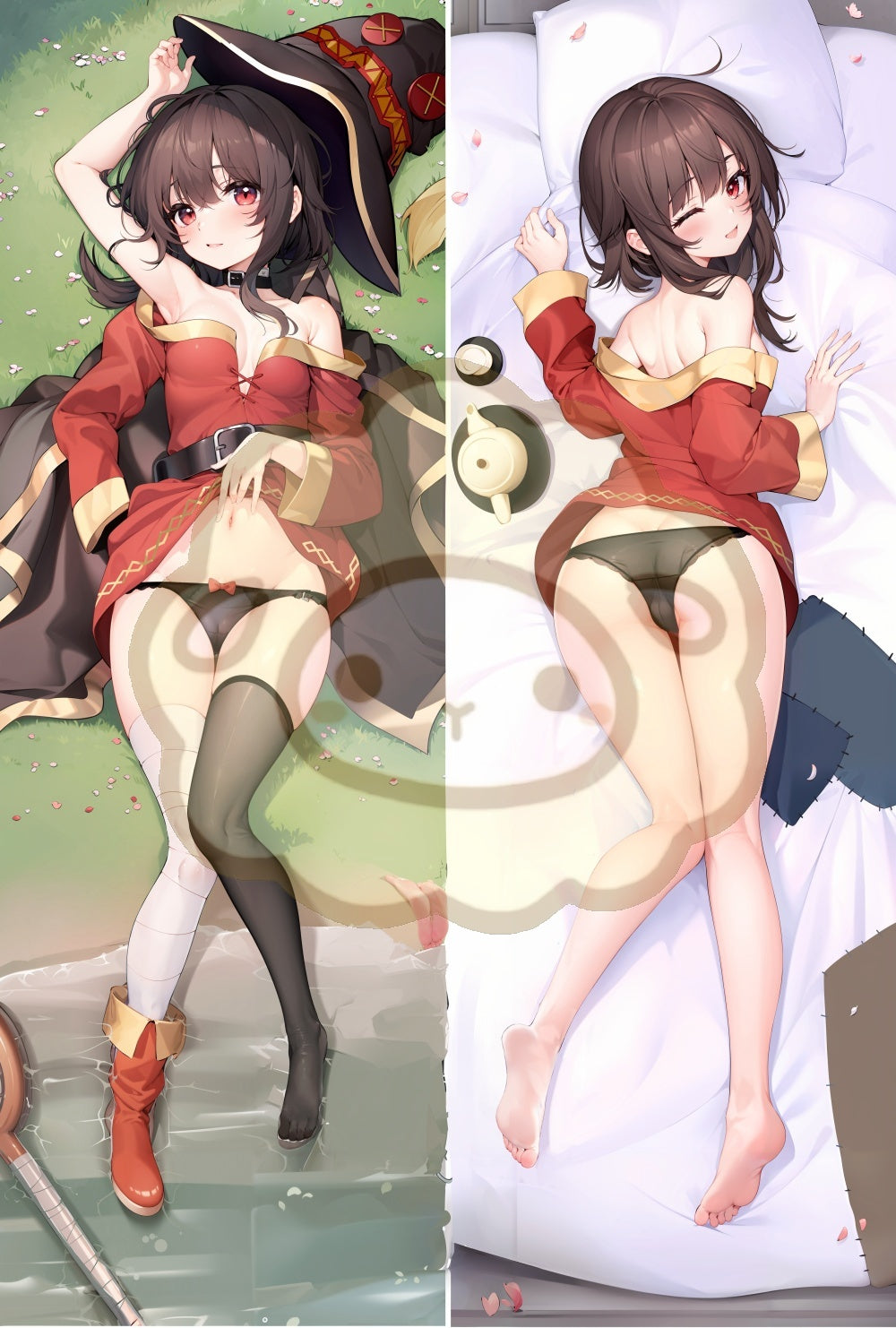 God’s Blessing on this Wonderful World！Megumin Split legs pillow