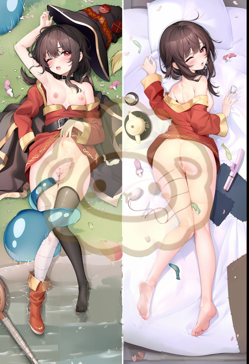 God’s Blessing on this Wonderful World！Megumin Split legs pillow